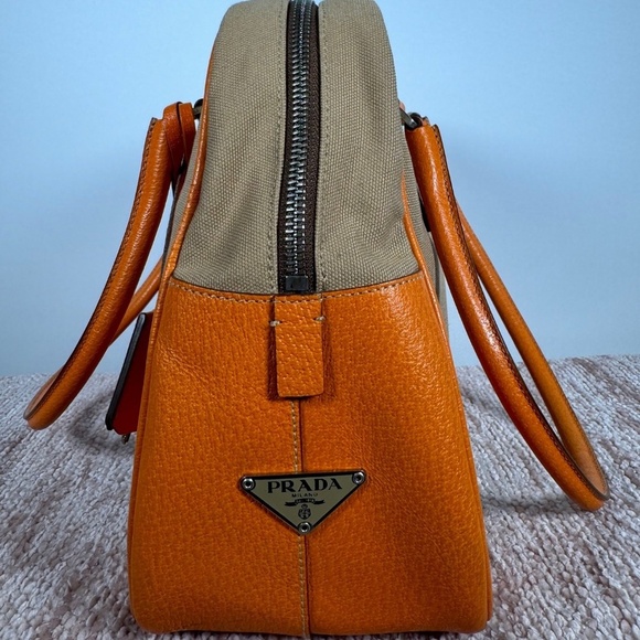 Prada Vintage Cinghiale-Trimmed Canapa - Picture 4 of 11